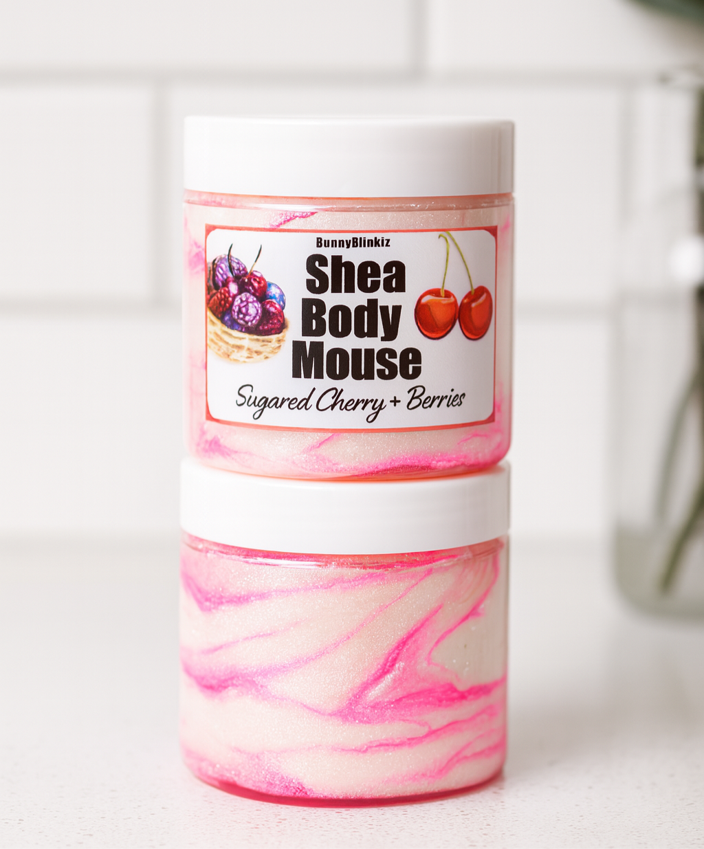 Sugared Cherry+Berries Shea Body Mouse