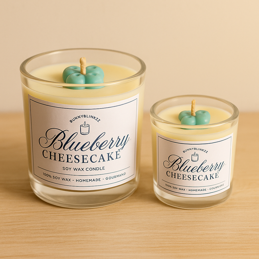 Blueberry Cheesecake M candle