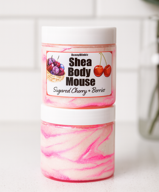 Sugared Cherry+Berries Shea Body Mouse