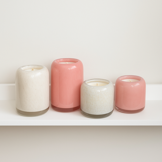 Hand Blown Glass Candles