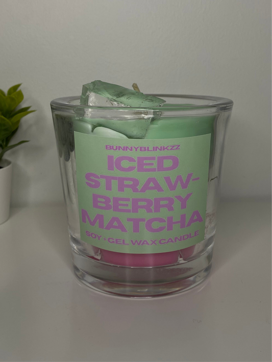 Iced Strawberry Matcha Candle