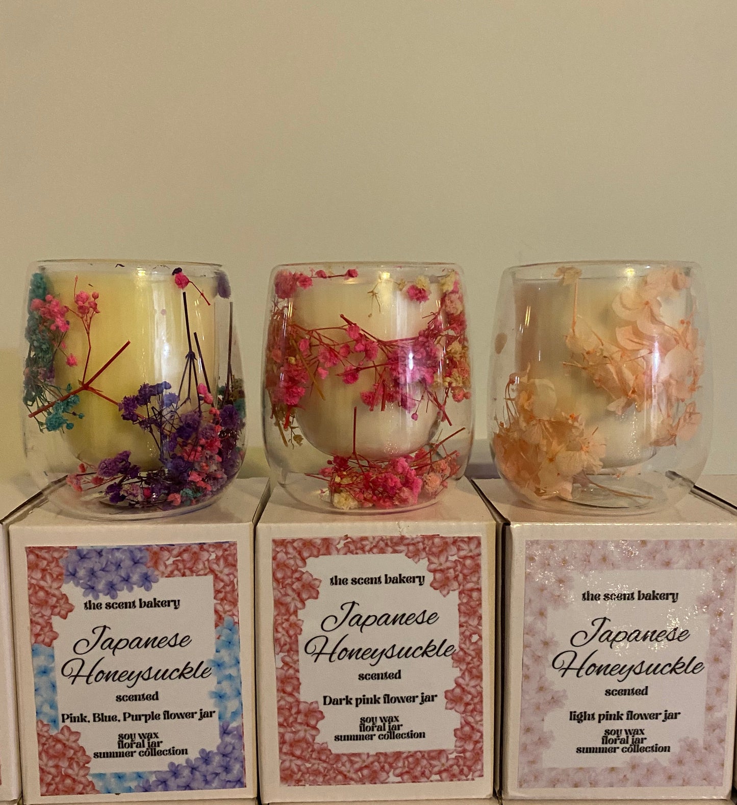 Floral Jar Candles