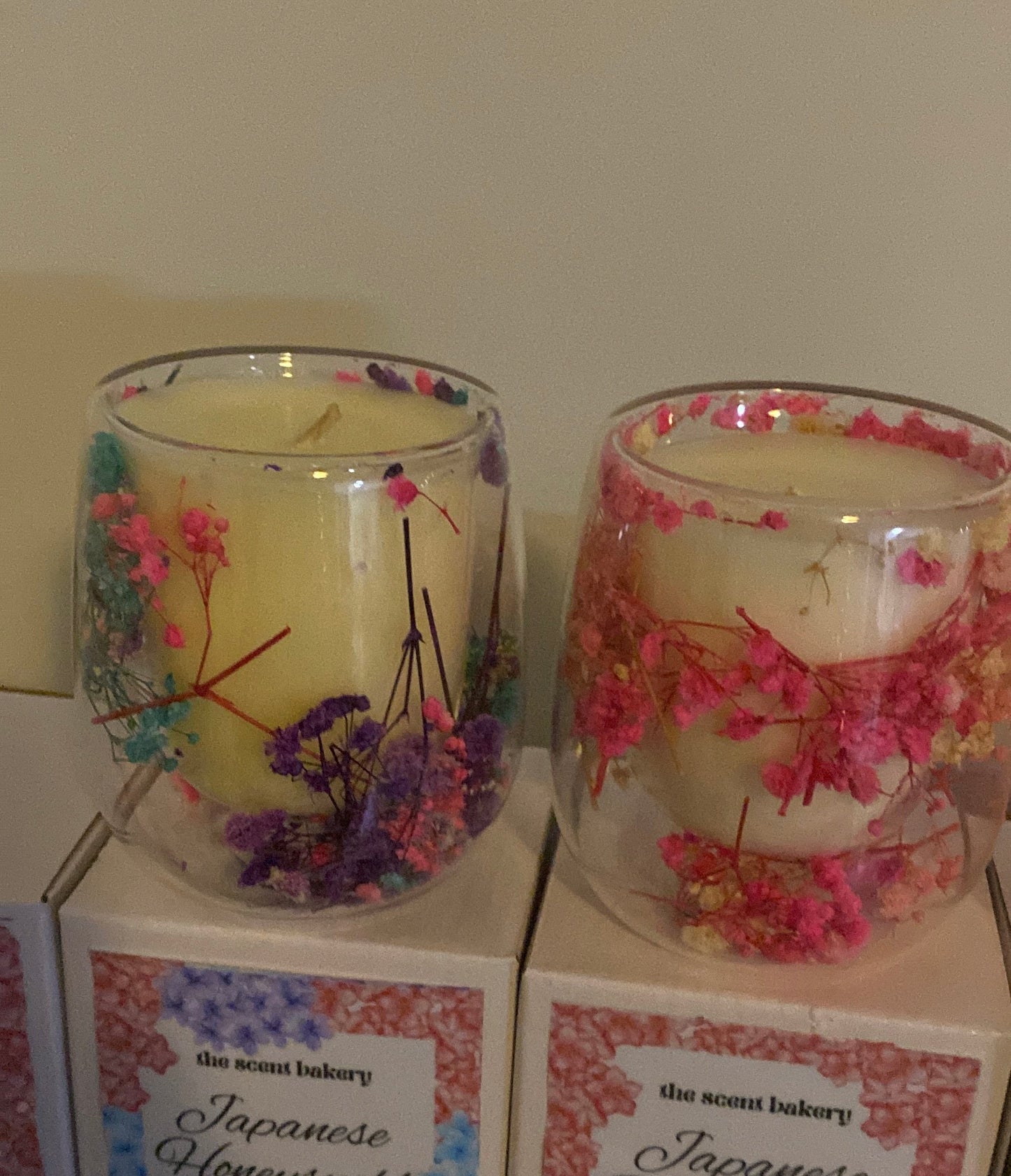 Floral Jar Candles
